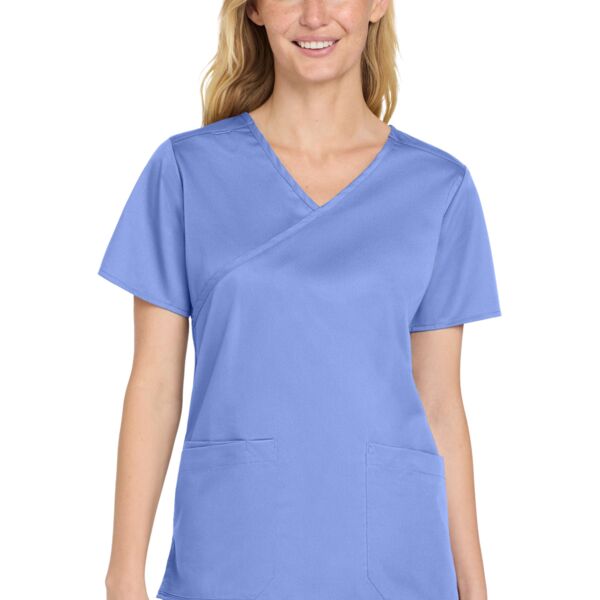 Women's WorkFlex ™ Mock Wrap Top Thumbnail